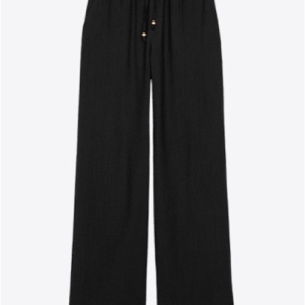 WIDE-LEG TROUSERS
WITH ELASTIC WAISTBAND